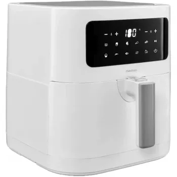 MEDION cvrtnik na vroči zrak Life MD 11740 E40 XL (mat bela, 2150 W, 5,2 L košara)