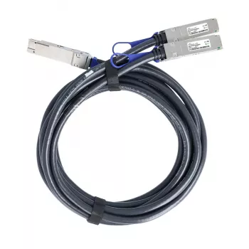 BlueOptics NVIDIA 980-9I39E-00H001 BlueLAN pasivni 200Gb/s QSFP56 na 2x100Gb/s QSFP56 Direct Attach Breakout kabel, 1 meter