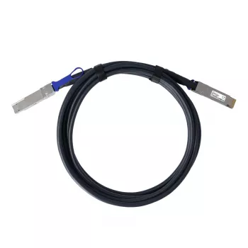 BlueOptics Fortinet FN-CABLE-QSFPDD-DAC-02 kompatibilen BlueLAN BL292901X2M26 QSFP-DD Direct Attach bakren kabel, 400GBASE-CR4, 26 AWG, 2 metra