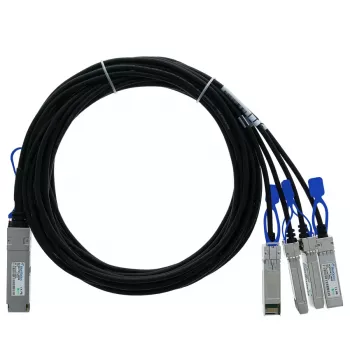 BlueOptics Fortinet FN-CABLE-QSFP28-4SFP28-5 BlueLAN SC282701L5M26 pasivni 100GBASE-CR4 QSFP28 na 4x25GBASE-CR SFP28 Direct Attach Breakout kabel, 5 metrov