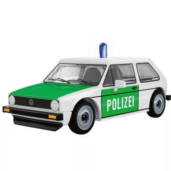 COBI 24642 Volkswagen Golf (1974) policija sestavljanka, 1:35, bela