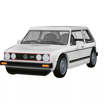 COBI 24662 Volkswagen Golf GTI (1976-1983) sestavljanka, 1:35, bela