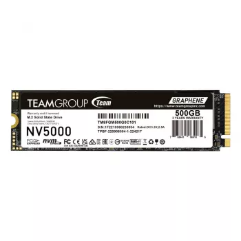 Team Group NV5000 500 GB M.2 PCIe Gen4 x4 NVMe SSD - 4500 MB/s branje