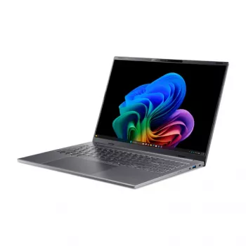 Acer Aspire 16 AI A16-I71M-77BS Copilot+ PC prenosnik, 16 inch WUXGA OLED 120Hz, Intel Core Ultra 7 355, 16GB LPDDR5x, 512GB SSD, Windows 11 Home, nemška tipkovnica