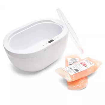 RIO PWAX-EU/1,1 grelec za parafinsko kopel - 200W, prostornina 2,3kg, bela z vijoličnimi poudarki