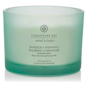 Chesapeake Bay Candle Balance & Harmony velika dišeča sveča s 3 stenji 312 g