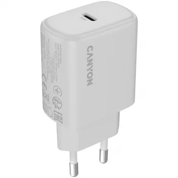 CANYON OnCharge 250 25W USB-C PD 3.0 polnilnik EU bel