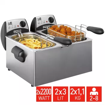FRITEL friteza Starter 6 litrov, 4.4kW, siva
