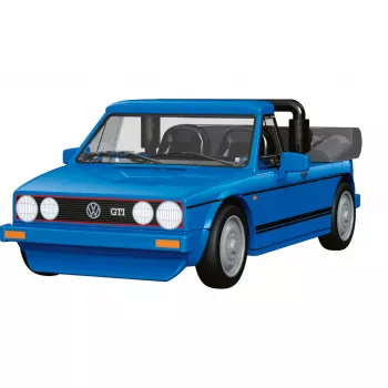 COBI 24661 Volkswagen Golf GTI British Version Cabriolet (1984) komplet kock, 1:35, moder
