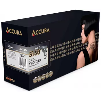 ACCURA združljiva kartuša s tonerjem za Kyocera TK-3160 (črna, visoka izdatnost)