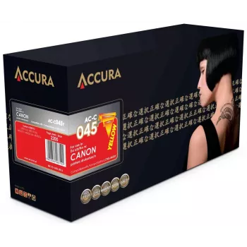 Accura kompatibilna kartuša s tonerjem Canon CRG-045HY, rumena, z visokim izkoristkom