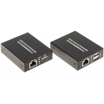HDMI in USB KVM podaljšek 4K@60Hz 70m prek Cat6/7
