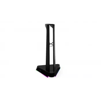 KRUX Rivt stojalo za slušalke z RGB osvetlitvijo, črno (KRXG003)