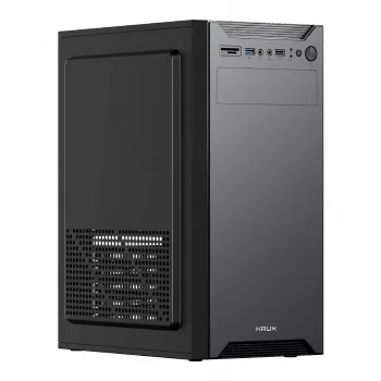 KRUX KIRO ATX Midi Tower ohišje, brez okna, brez napajalnika, črna