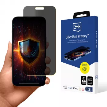 3MK Silky Matt zasebna zaščitna folija za zaslon za Apple iPhone 15 Pro Max