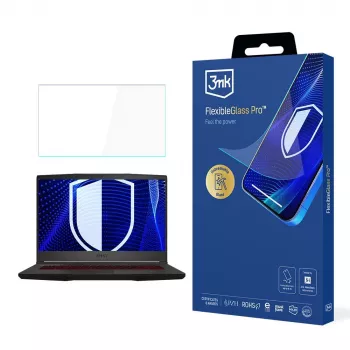 3MK PROTECTION MSI Bravo 15 zaščitna folija za zaslon iz hibridnega stekla 15,6 palca (FlexibleGlass Pro)