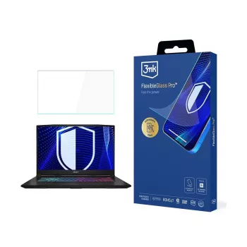3MK PROTECTION FlexibleGlass Pro zaščitna folija za zaslon za prenosnik MSI Katana 17,3 inch (do 19) - 0,3 mm hibridno steklo, trdota 7H, proti prstnim odtisom, brez mehurčkov