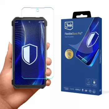 3MK PROTECTION zaščitna folija za zaslon FlexibleGlass Pro za Unihertz Shark 5G – hibridno steklo, trdota 7H, 0,3 mm, prozorna