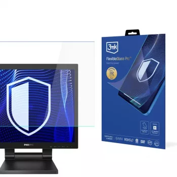 3MK PROTECTION FlexibleGlass Pro zaščitna folija za zaslon za monitor Philips 172B9TL (17 inch, 5:4, hibridno steklo, trdota 7H, 0,3 mm, prozorna)