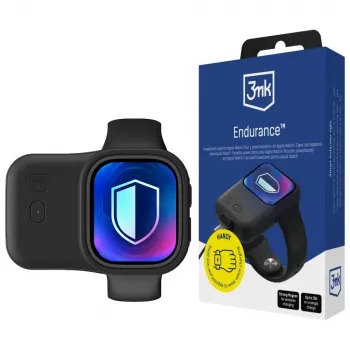 3MK PROTECTION ovitek za prenosni polnilnik 3mk Endurance za Apple Watch 40 mm/41 mm, 2,5W, 1200mAh, USB-C, črna