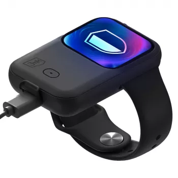 3MK PROTECTION 3mk Endurance ohišje z baterijo za Apple Watch 49 mm 2,5 W 1200 mAh USB-C črno
