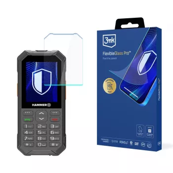 myPhone Hammer 6 - 3mk FlexibleGlass Pro hibridna zaščita zaslona