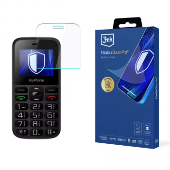 MyPhone Halo A - 3mk FlexibleGlass Pro hibridna zaščita zaslona (prozorna)