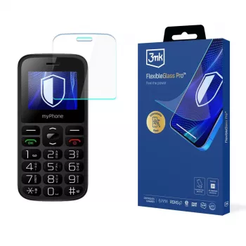MyPhone Halo A - 3mk FlexibleGlass Pro hibridna zaščita zaslona (prozorna)