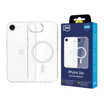 Apple iPhone 16E 3mk EverClear MagCase prozoren zadnji ovitek