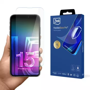3MK FlexibleGlass Pro zaščitna folija za zaslon za Apple iPhone 15 Pro Max