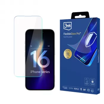 3MK FlexibleGlass Pro hibridna steklena zaščitna folija za zaslon za Apple iPhone 16 Pro