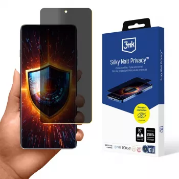 3MK Silky Matt zaščitna folija za zaslon za zasebnost za Motorola Edge 60 Pro