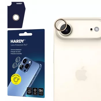 3MK HARDY Lens Protection Pro za Apple iPhone Air, Titanium Gold