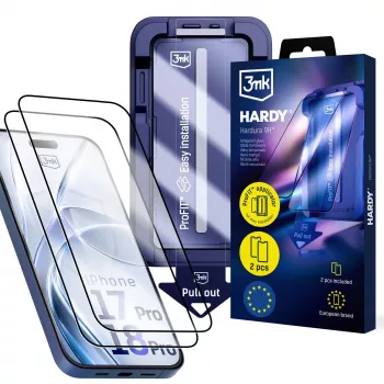 3MK PROTECTION Apple iPhone 17 Pro – 3mk Hardy Hardura 9H zaščitna folija za zaslon