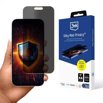 3MK Silky Matt zaščitna folija za zaslon za zasebnost za Apple iPhone 17 Air
