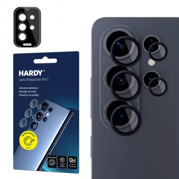 3mk Hardy Lens Protection Pro zaščita objektiva, črna, za Samsung Galaxy S26 Ultra