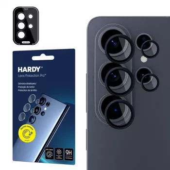 3mk Hardy Lens Protection Pro zaščita objektiva, črna, za Samsung Galaxy S26 Ultra