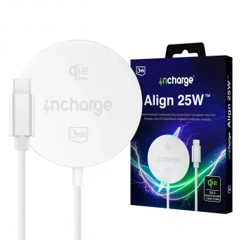 3mk incharge Align Qi2 25W za Android bel