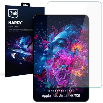 3MK PROTECTION Hardy Paper Effect zaščitna folija za zaslon za Apple iPad Air 13 (M2/M3/M4) - mat, proti bleščanju, tekstura kot papir