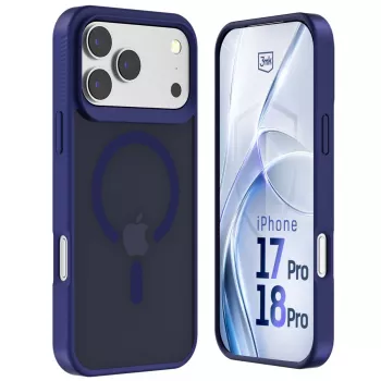 3MK PROTECTION Apple iPhone 17 Pro Max Hardy Hazy MagCase ovitek, moder