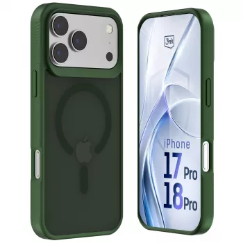 3MK PROTECTION Apple iPhone 17 Pro - 3mk Hardy Hazy MagCase ovitek, zelen