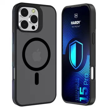 3MK PROTECTION Apple iPhone 15 Pro - 3mk Hardy Hazy MagCase ovitek, črn