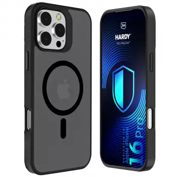 3MK PROTECTION Apple iPhone 16 Pro - 3mk Hardy Hazy MagCase ovitek, črn
