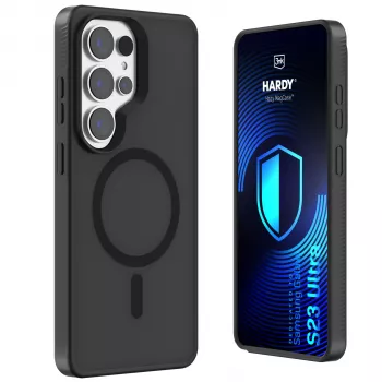3MK PROTECTION Samsung Galaxy S23 Ultra - 3mk Hardy Hazy MagCase ovitek, črn