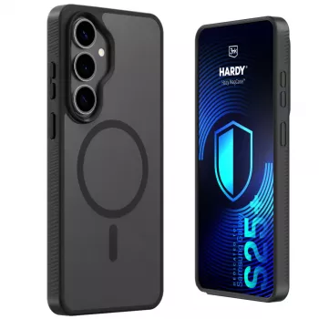 3MK PROTECTION Samsung Galaxy S25+ - 3mk Hardy Hazy MagCase ovitek, črn
