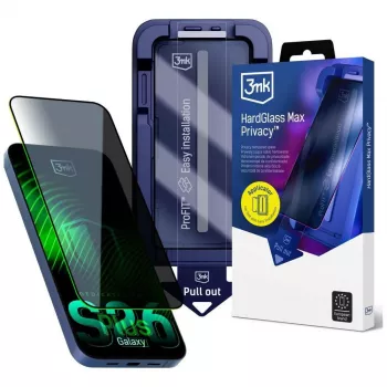 3MK HardGlass Max zaščitna folija za zaslon za zasebnost za Samsung Galaxy S26+