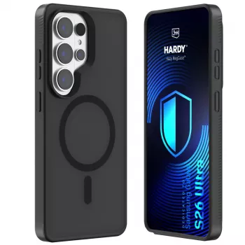 3MK PROTECTION Samsung Galaxy S26 Ultra - 3mk Hardy Hazy MagCase črna