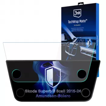 3MK PROTECTION Skoda Superb III 2015-2024 Amundsen-Bolero TechWrap mat zaščitna folija za osrednji zaslon