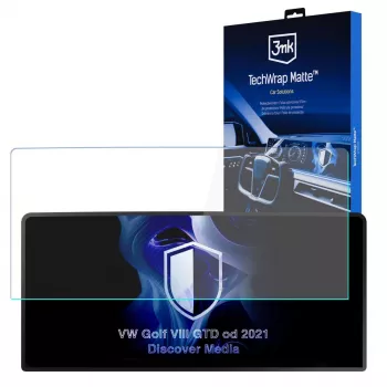 3MK PROTECTION VW Golf VIII GTD 2021- Discover Media - 3mk TechWrap mat zaščitna folija za osrednji zaslon