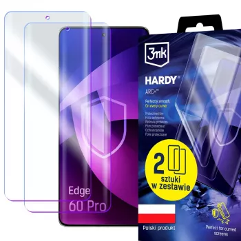 3mk Hardy ARC+ zaščitna folija za zaslon za Motorola Edge 60 Pro, 2 kosa